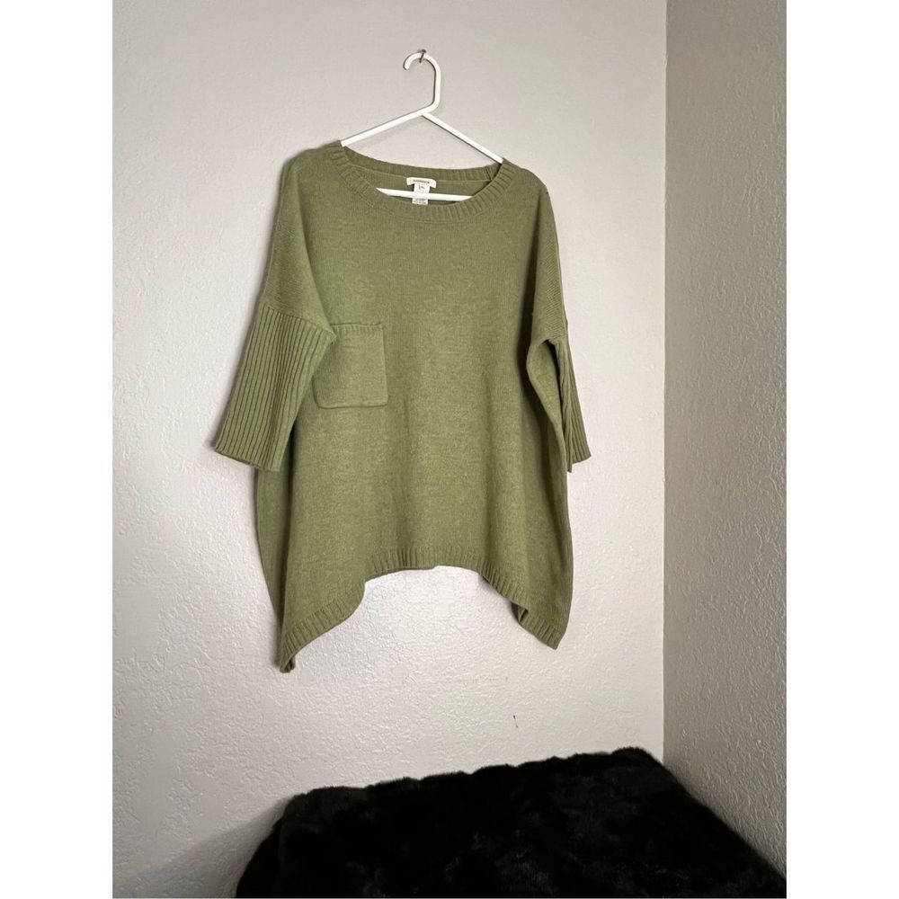 Sundance oversized wool blend green sweater PS P S
